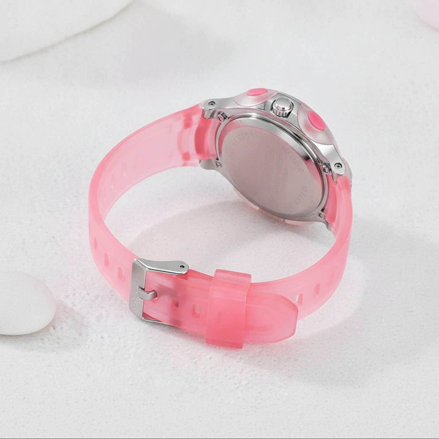 Montre Électronique Enfants - Étanche, Rose