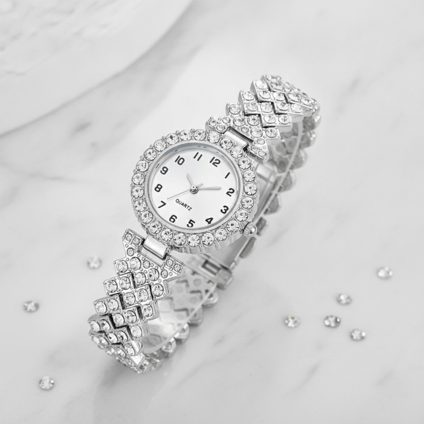 Montre Argentée Femme - Quartz