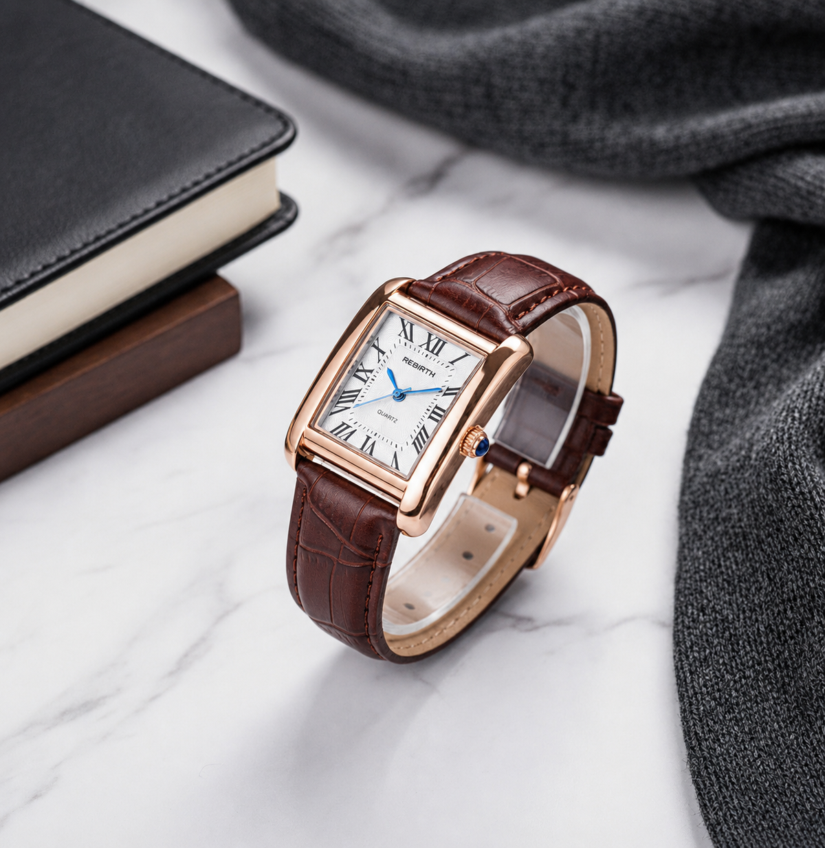 Montre Carrée Homme  - Style Rétro - Quartz