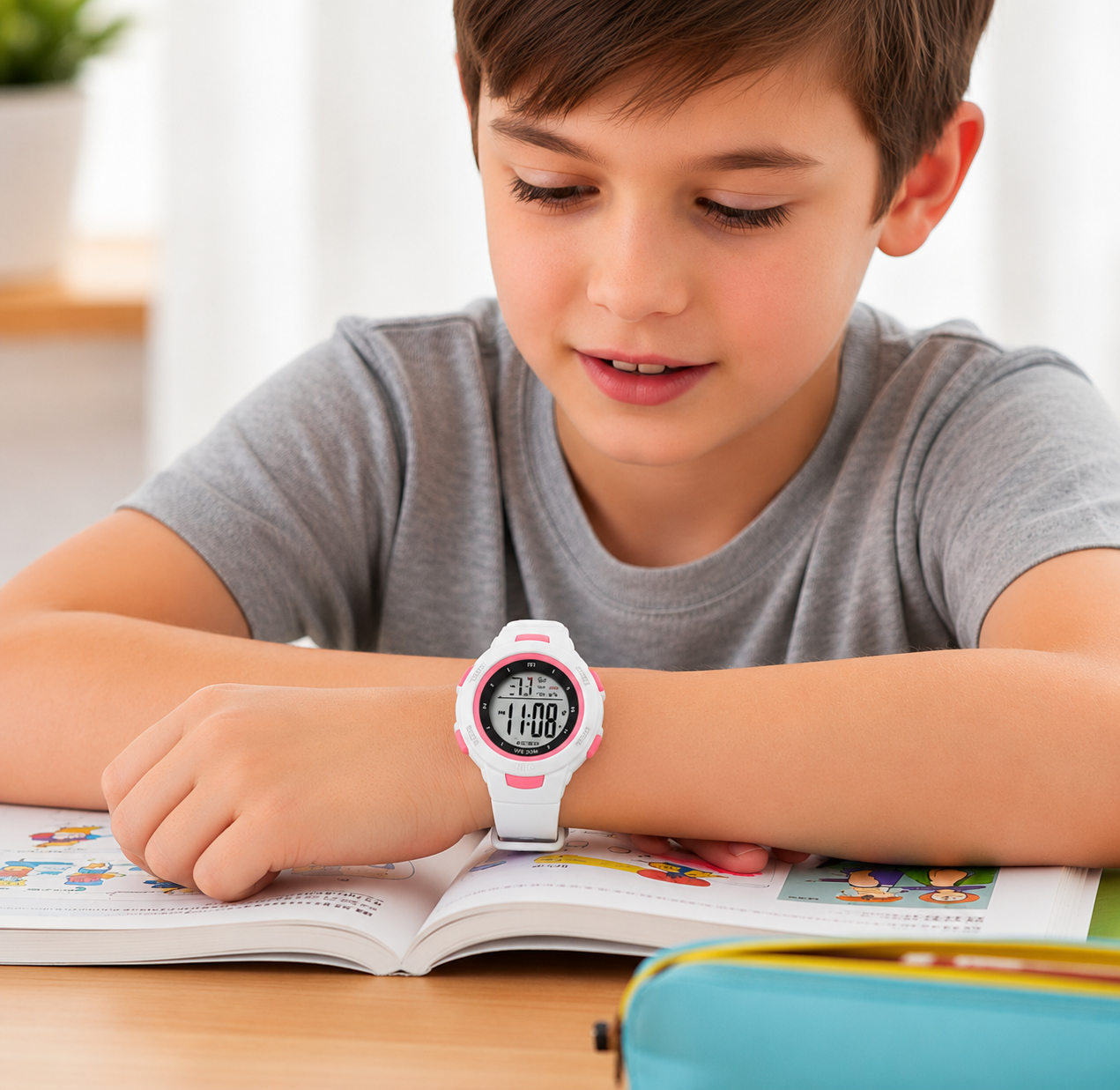 Montre Enfant - Lumineuse, Étanche