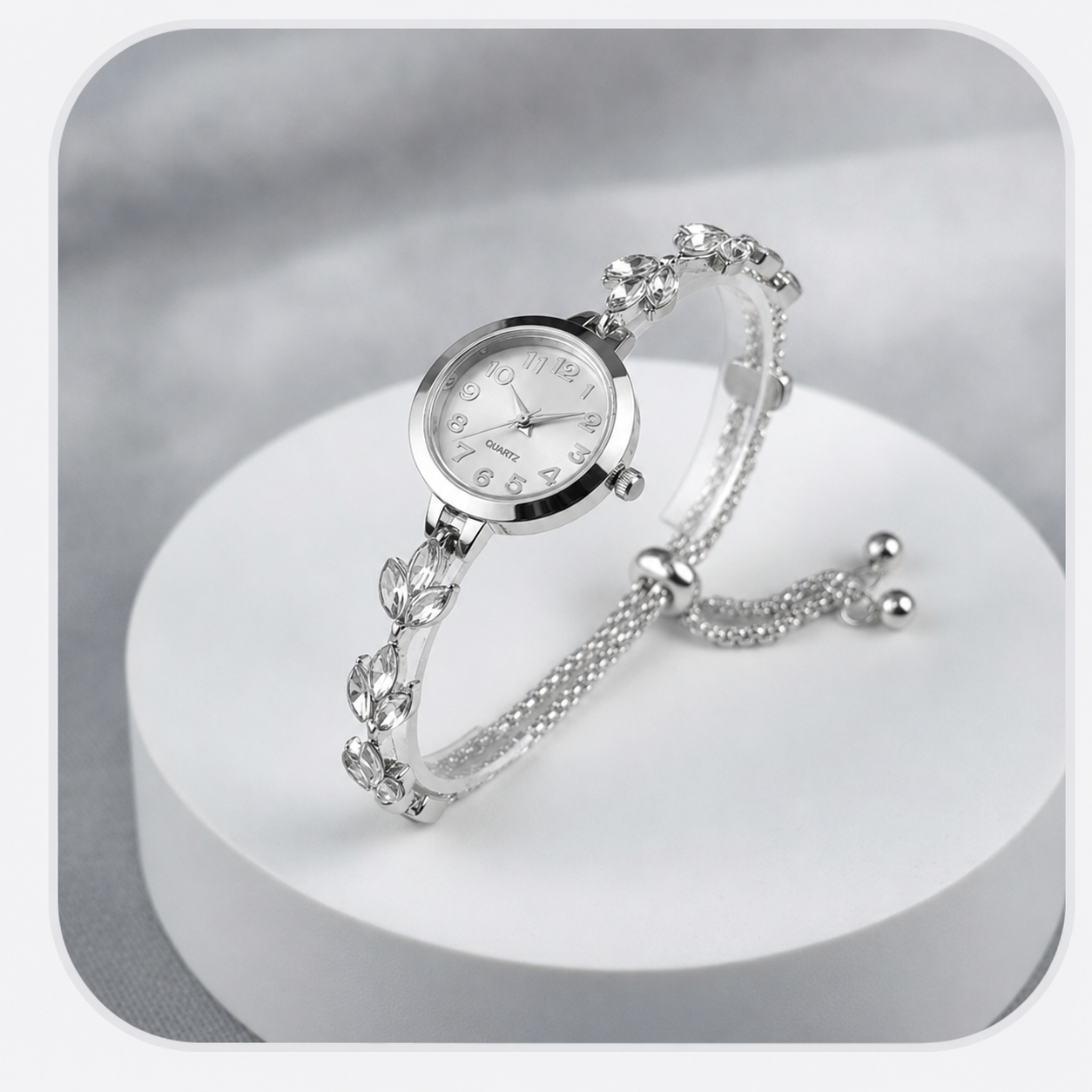 Elegant Women's Watch - Stylish Bracelet, Elegant - Quartz