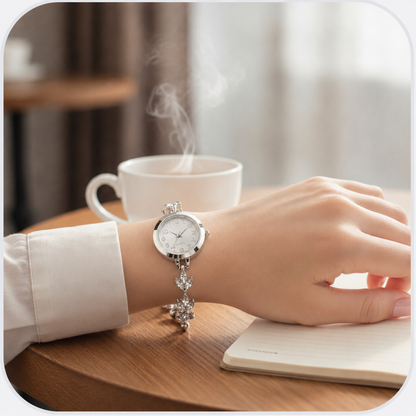 Elegant Women's Watch - Stylish Bracelet, Elegant - Quartz