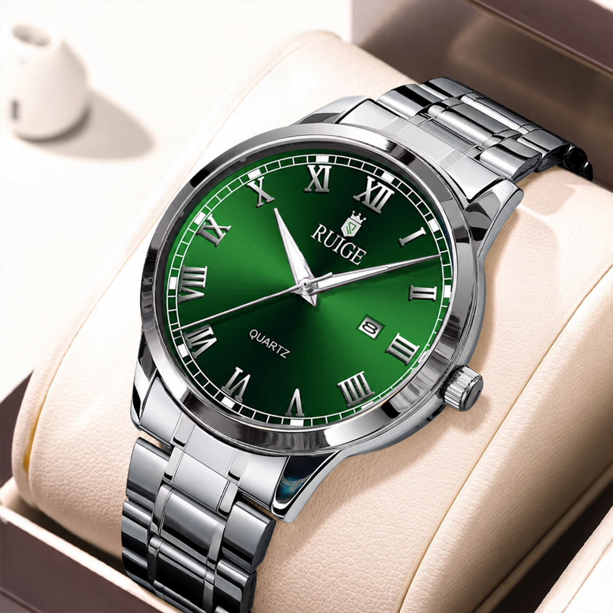 Montre Homme en Acier avec Date – Une Élégance Intemporelle