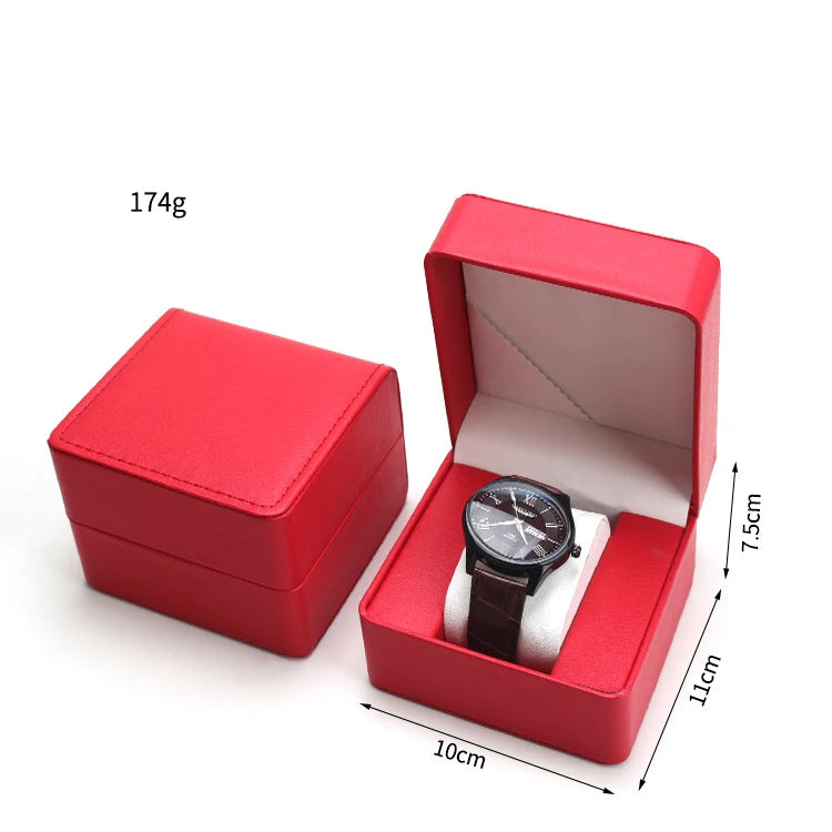 Boîte de Rangement pour Montre — Rouge