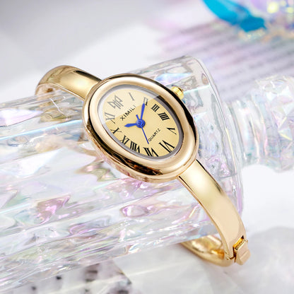Montre Femme Ovale – L’Élégance d’un Bracelet Bijou