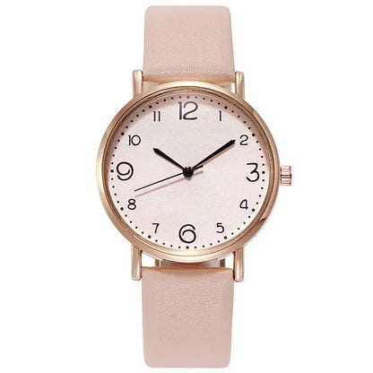 Montre Femme à Cadran Clair – Une Élégance Tout en Douceur