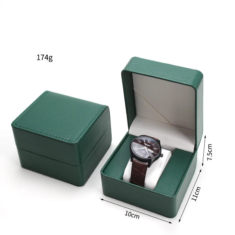 Boîte de Rangement pour Montre — Vert