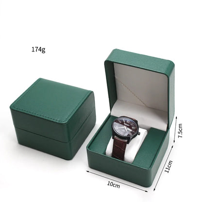 Boîte de Rangement pour Montre — Vert