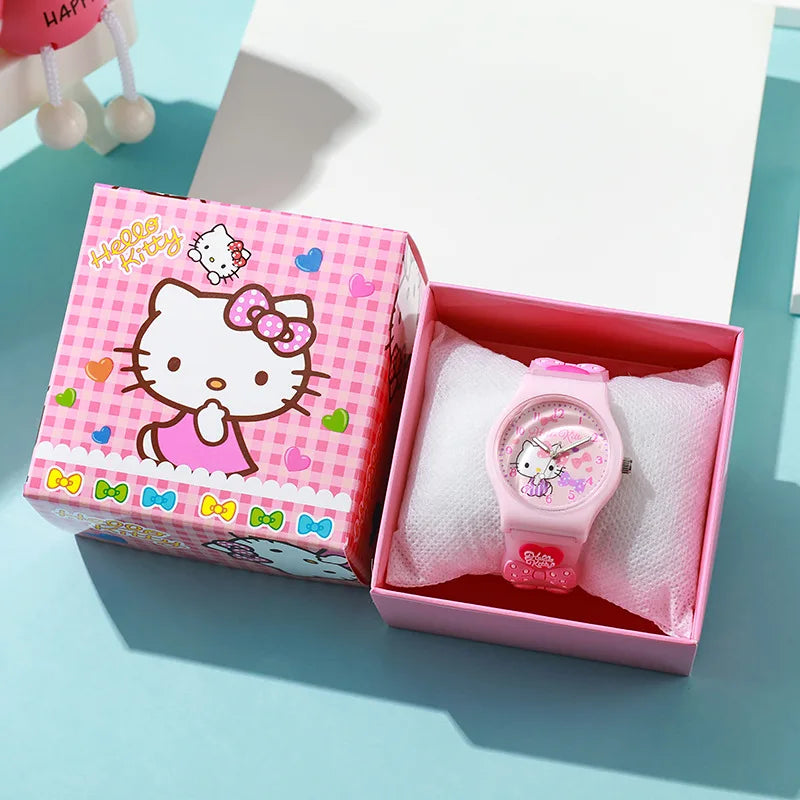 Montre 3D Hello Kitty Enfant - Boîte Cadeau