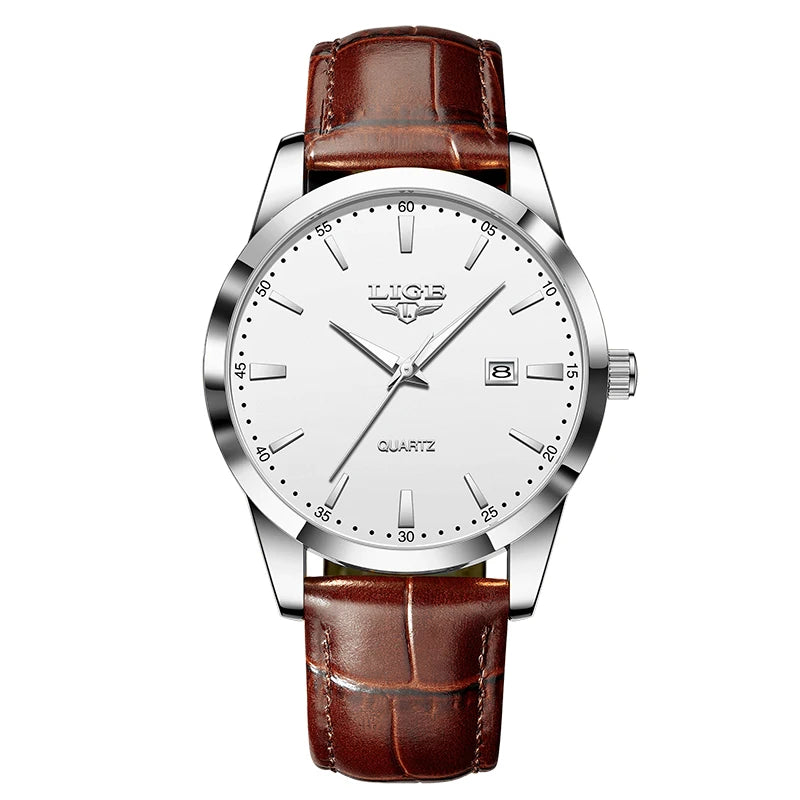Montre Homme Bracelet Cuir – L’Élégance Classique