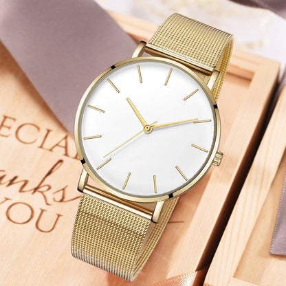 Montre Femme à Bracelet Maille – L’Élégance au Quotidien