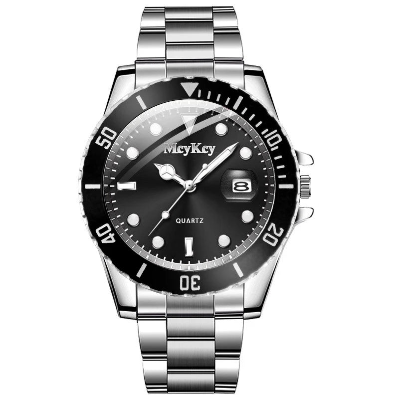 Montre homme grand cadran noire