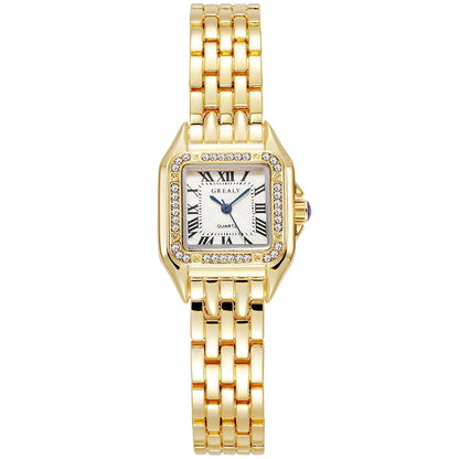 Montre Femme à Cadran Carré – Élégante et Facile à Assortir