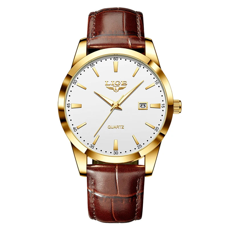 Montre Homme Bracelet Cuir – L’Élégance Classique