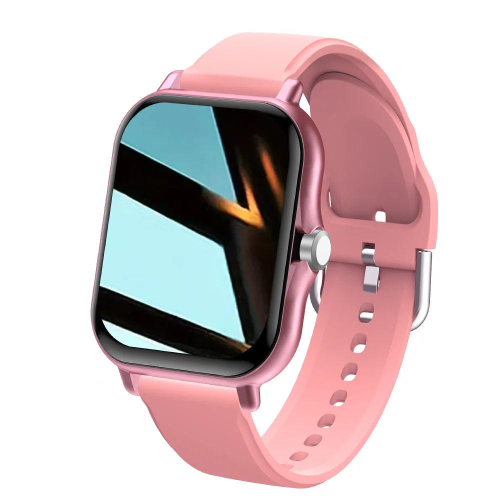 Montre Connectée à Écran HD – L’Équilibre entre Style et Fonctions — Rose violacé