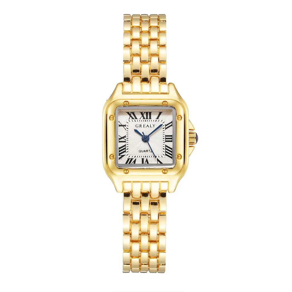 Montre Femme à Cadran Carré – Élégante et Facile à Assortir