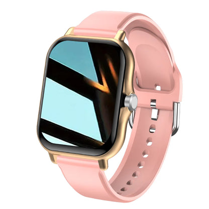 Montre Connectée à Écran HD – L’Équilibre entre Style et Fonctions — Doré