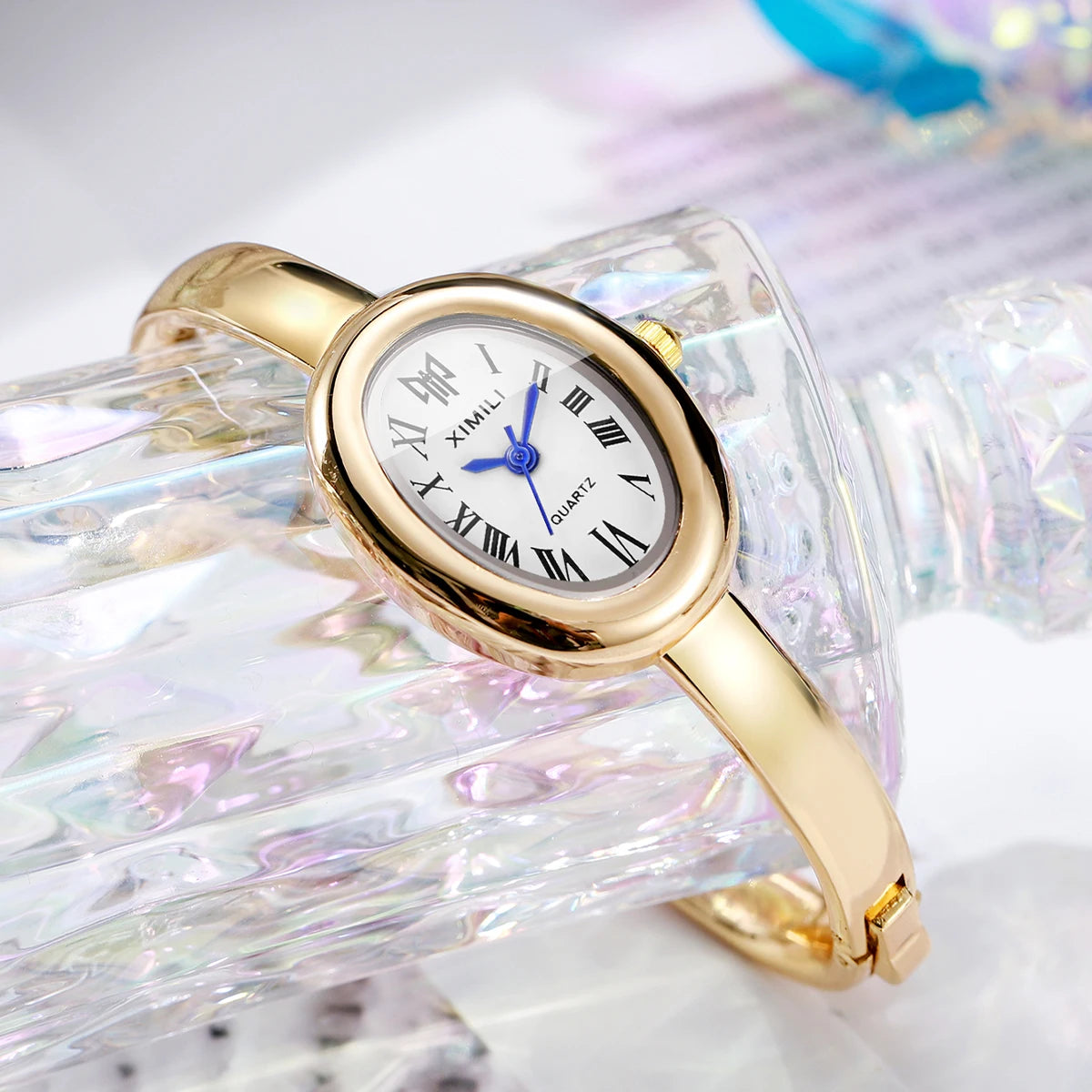 Montre Femme Ovale – L’Élégance d’un Bracelet Bijou