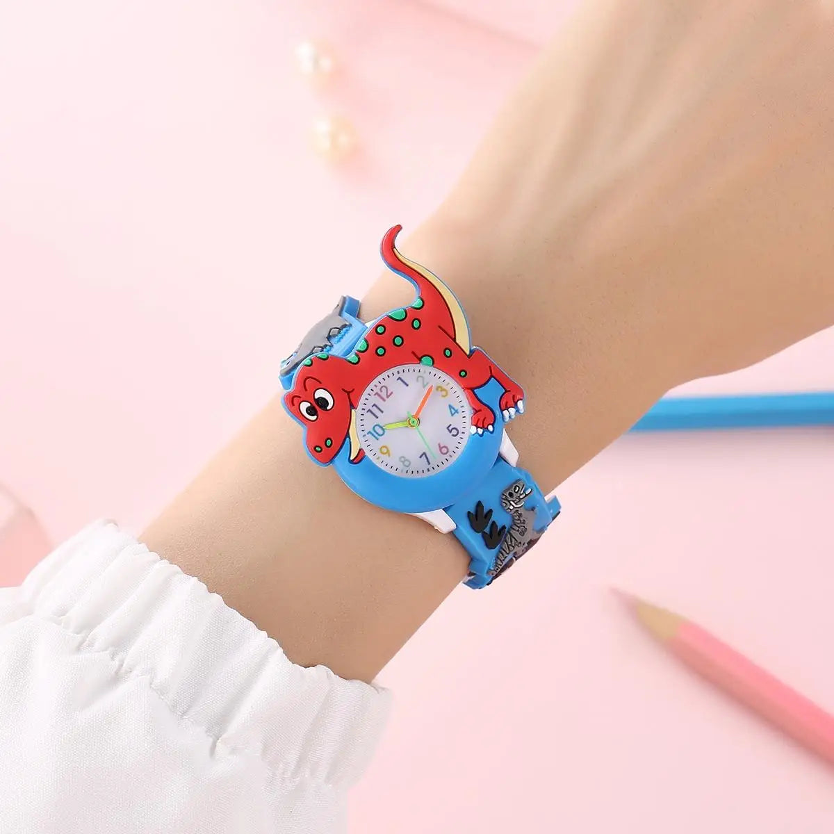Montre enfant dinosaure T-Rex 3D – vue 1