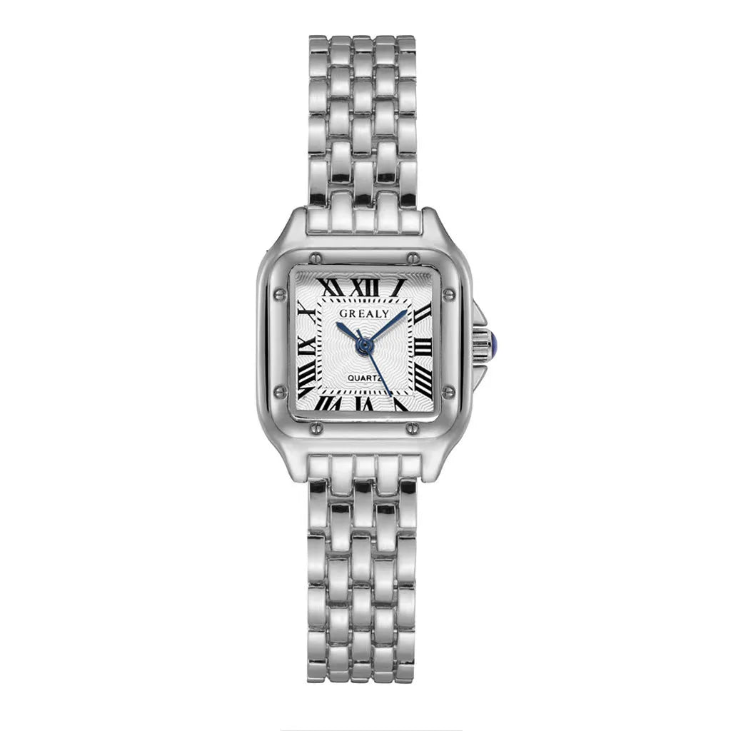 Montre Femme à Cadran Carré – Élégante et Facile à Assortir