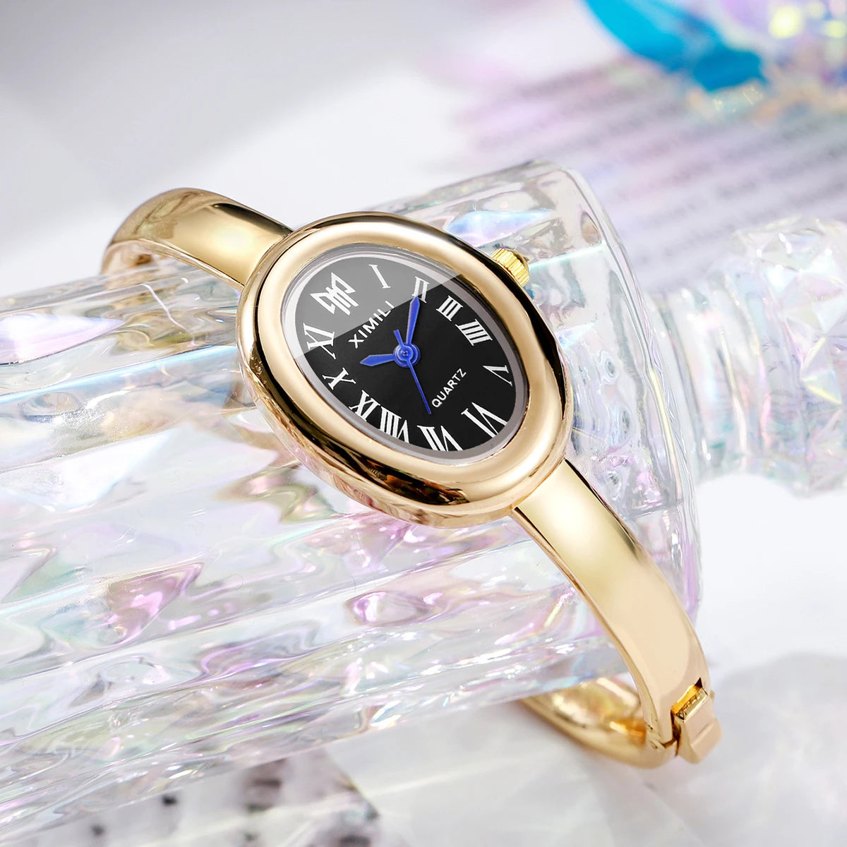 Montre Femme Ovale – L’Élégance d’un Bracelet Bijou
