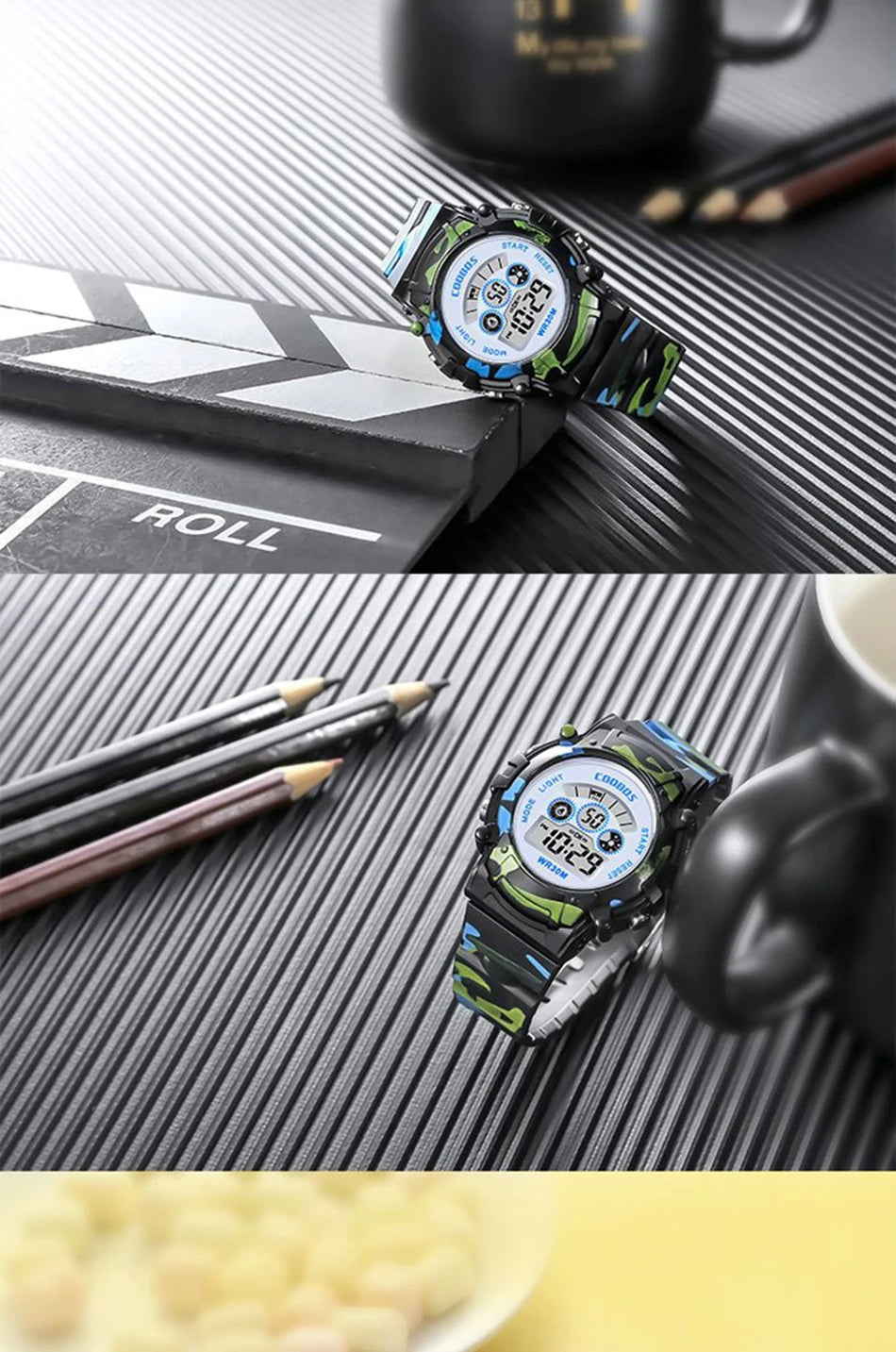 Montre enfant digitale sport – vue 2