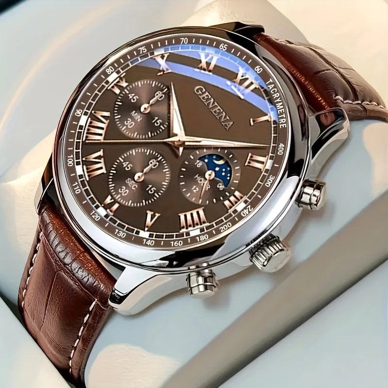 Montre homme à chiffres romains – vue 5