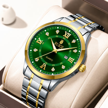 Montre Homme en Acier avec Date – Une Élégance Intemporelle