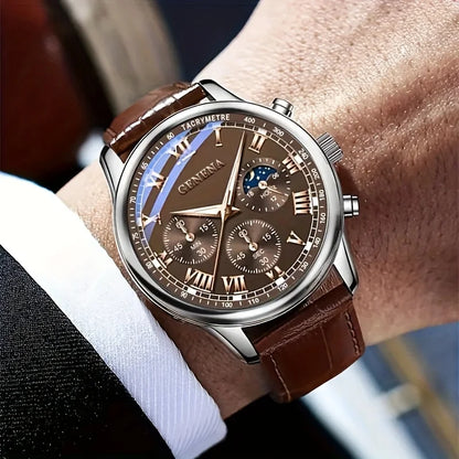 Montre homme à chiffres romains – vue 2