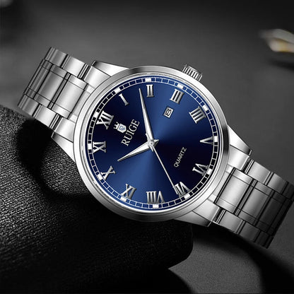 Montre Homme en Acier avec Date – Une Élégance Intemporelle