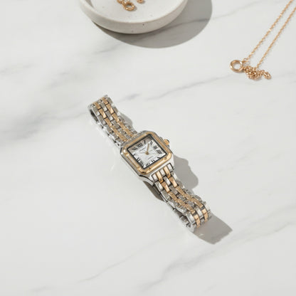 Montre Luxe Femme Or, Acier Inoxydable - Quartz Élégante Bracelet Mode