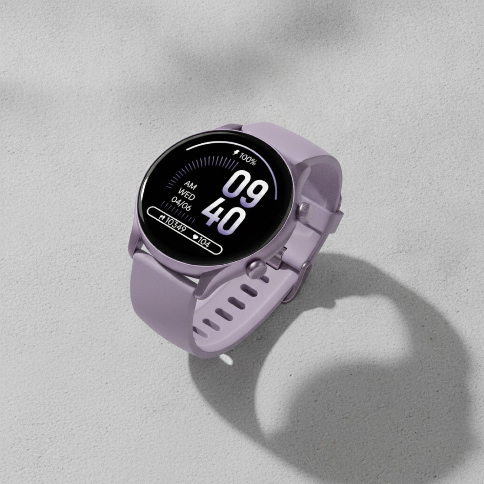 Montre Connectée - Appel Vocal, Grand Écran HD, Suivi Fitness -Violette