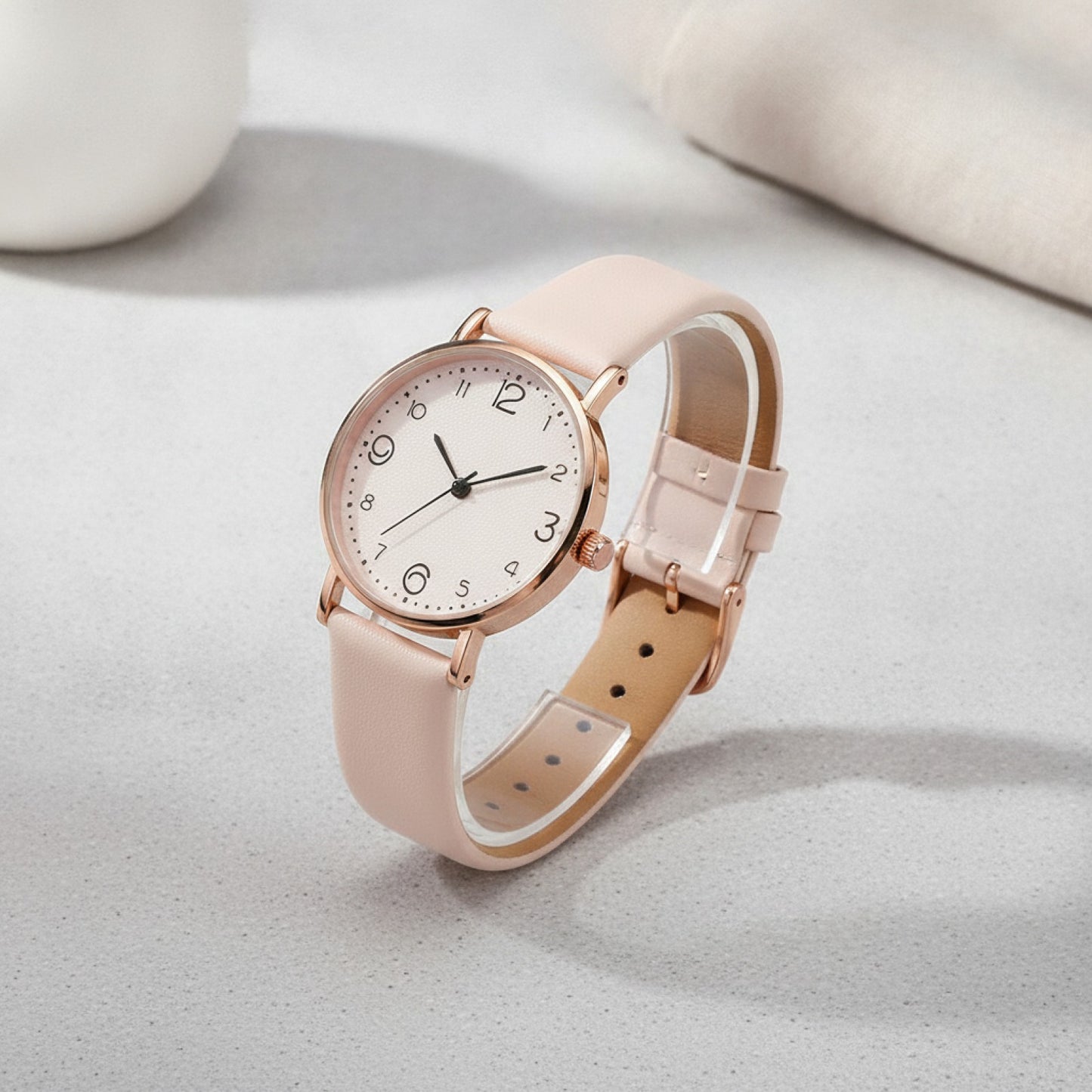 Montre Femme - Bracelet cuir, Style Décontracté - Quartz