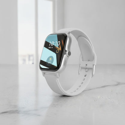 Montre Connectée - Appels, Messages, Sport & Météo - Argent