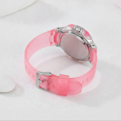 Montre Électronique Enfants - Étanche, Rose