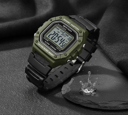 Montre Militaire Homme : Sport, Étanche, Grand Cadran LED