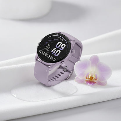 Montre Connectée - Appel Vocal, Grand Écran HD, Suivi Fitness -Violette