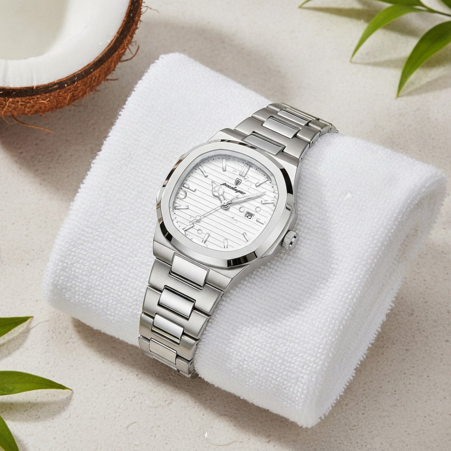 Montre Femme - Acier Inoxydable, Étanche - Élégance Quotidienne