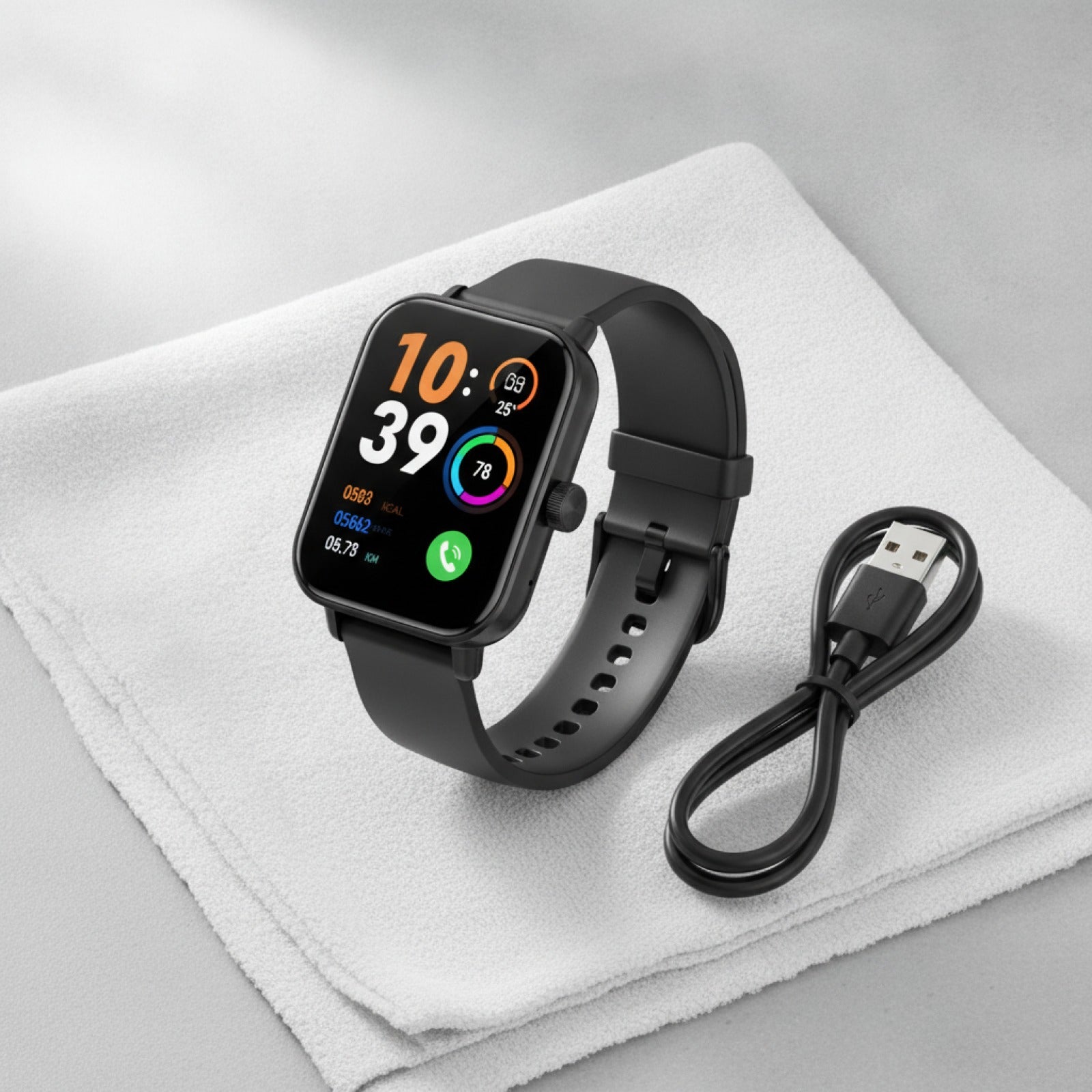 Montre Intelligente - Appel Vocal, Sports, Moniteur Santé - Homme & Femme
