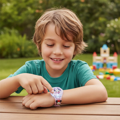 Montre Enfant  - Mickey & Minnie - Bracelet Caoutchouc