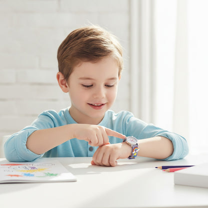 Montre Licorne Enfant - Arc-En-Ciel, Violet - Quartz
