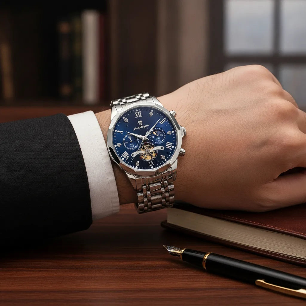 Montre Homme en Acier – L’Élégance dans les Détails