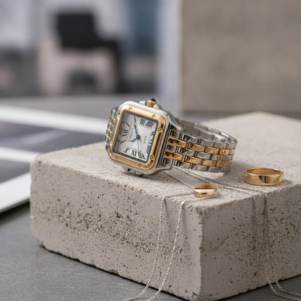 Montre Femme à Cadran Carré – Élégante et Facile à Assortir