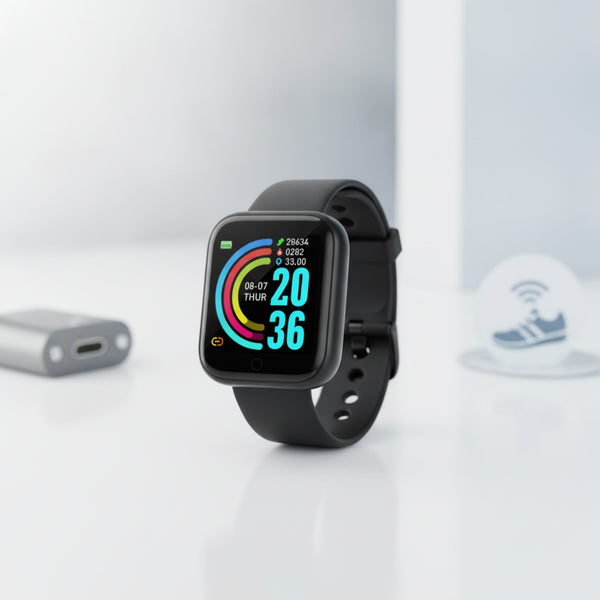 Montre Connectée Sport - Fitness, Sommeil, Musique - Homme & Femme