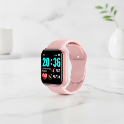 Montre Connectée - Fitness, Sommeil, Musique - Rose