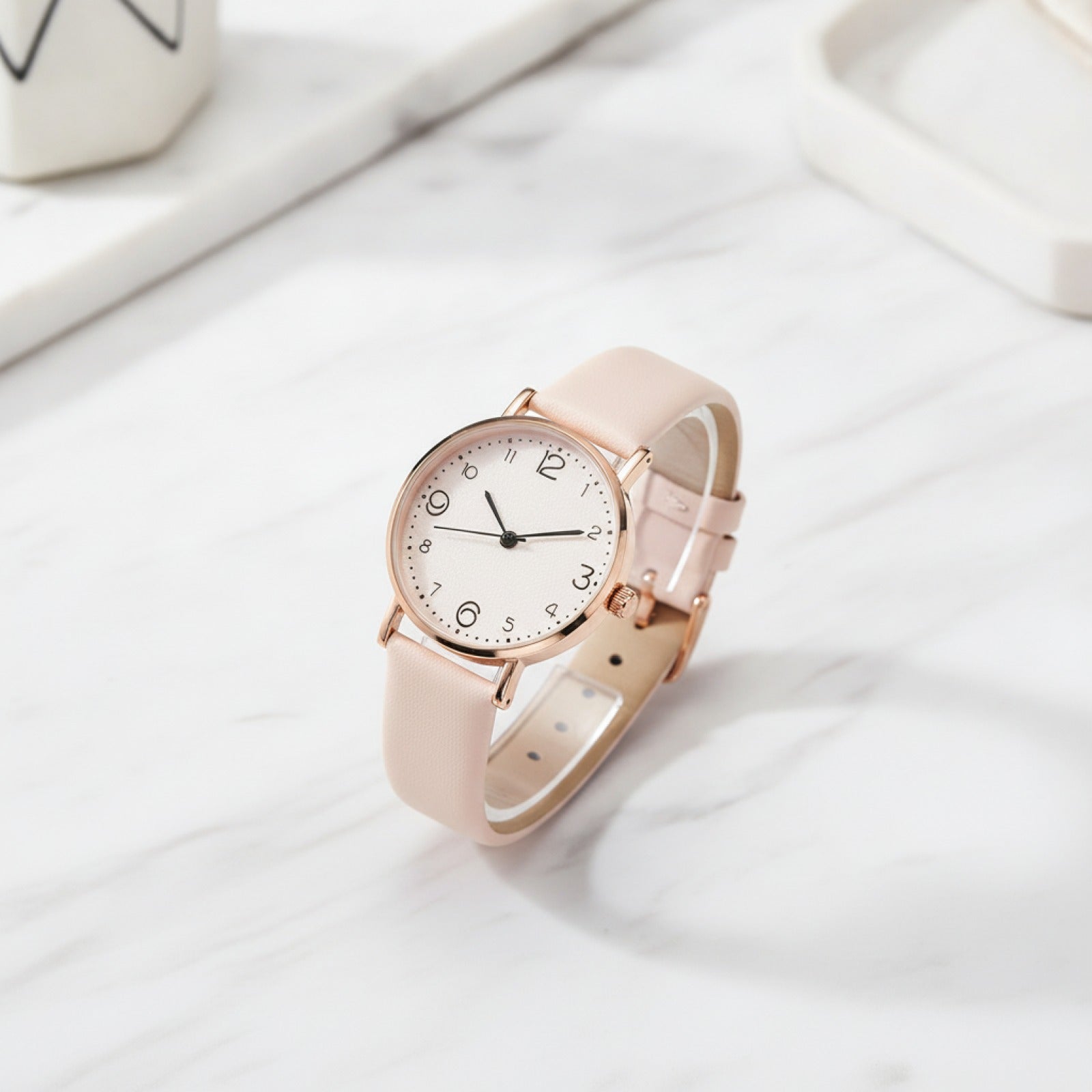 Montre Femme - Bracelet cuir, Style Décontracté - Quartz