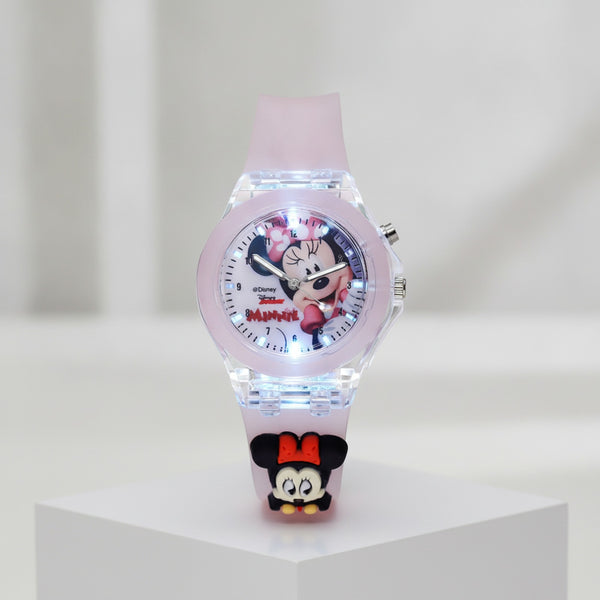 Montre Enfant  - Mickey & Minnie - Bracelet Caoutchouc