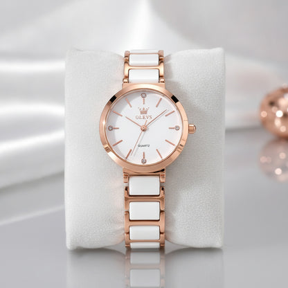Montre Or Rose Femme - Céramique - Quartz
