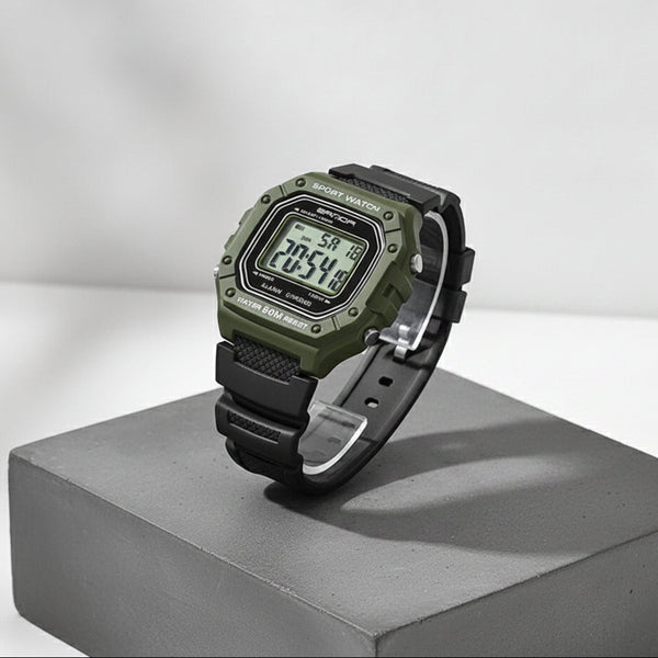 Montre Militaire Homme : Sport, Étanche, Grand Cadran LED